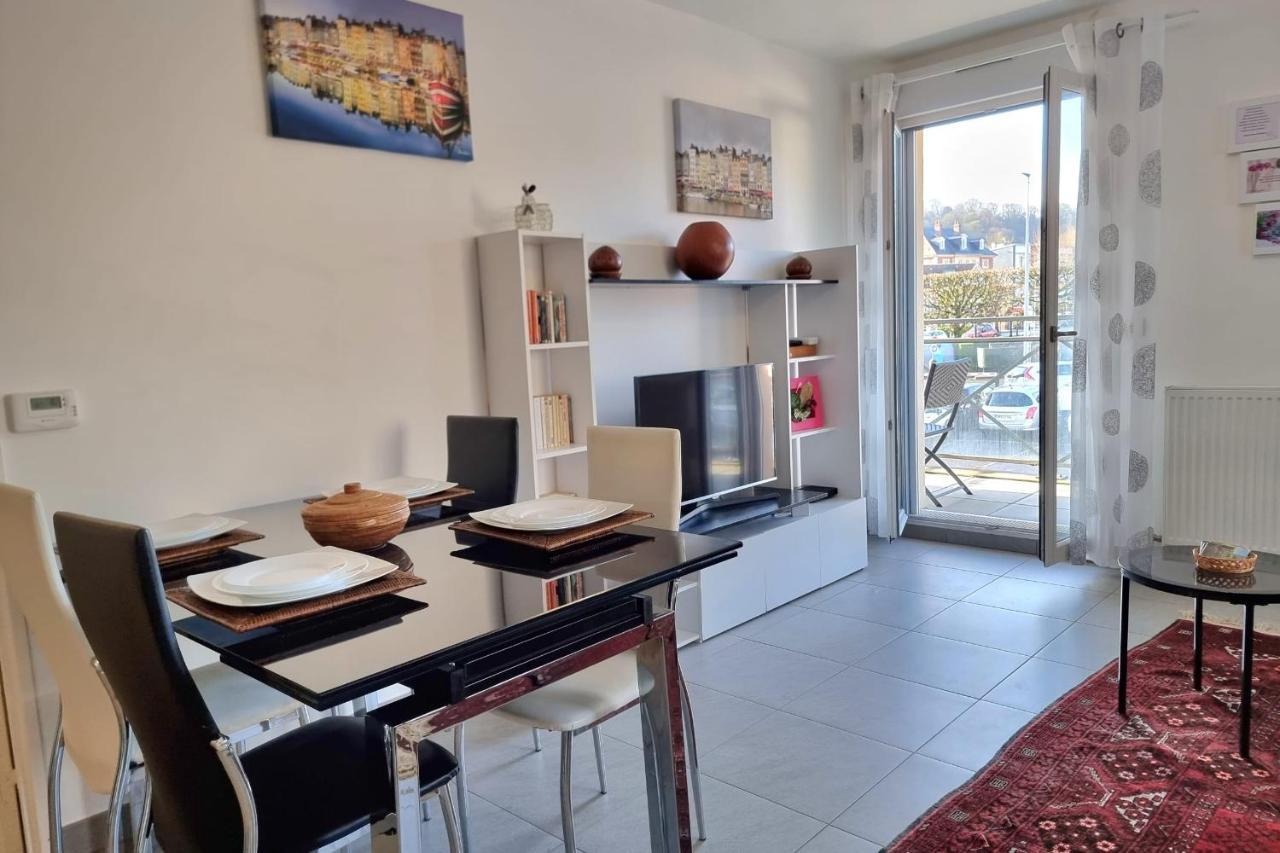 Chez Lou Et Dan 4P Apartment With Balcony Elevator And Secure Parking Honfleur Exteriér fotografie